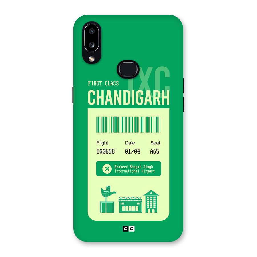 Chandigarh Boarding Pass Back Case for Galaxy A10s