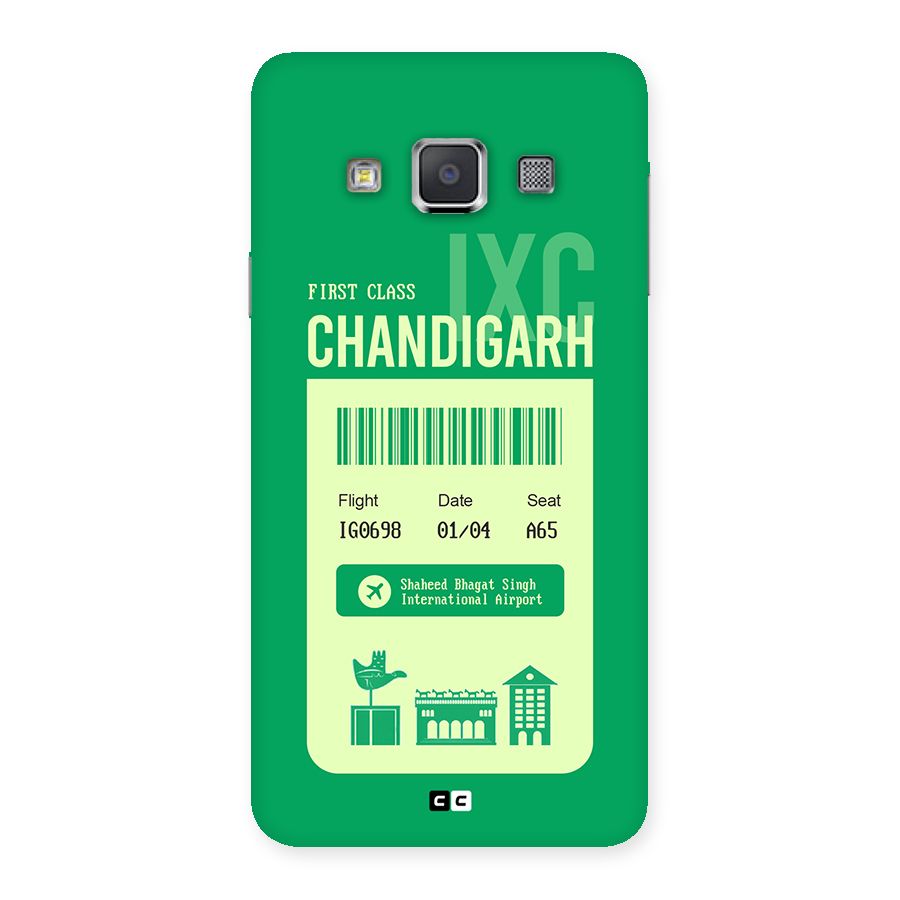 Chandigarh Boarding Pass Back Case for Galaxy A3