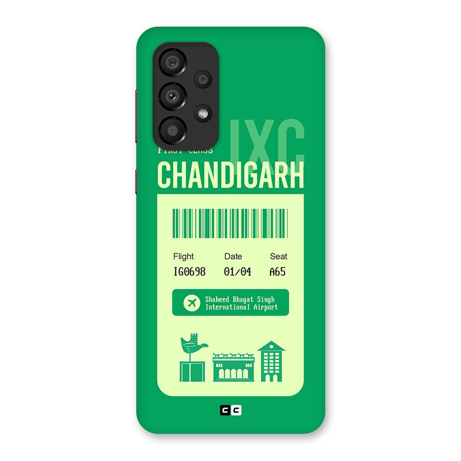 Chandigarh Boarding Pass Back Case for Galaxy A33 5G