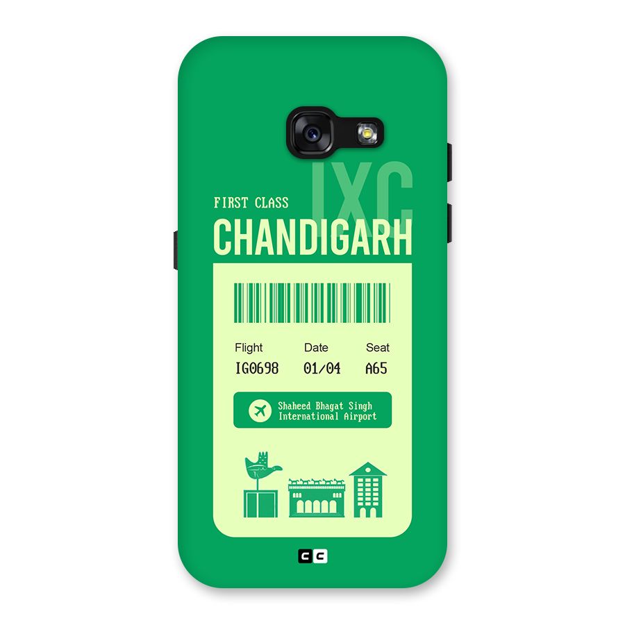 Chandigarh Boarding Pass Back Case for Galaxy A3 (2017)