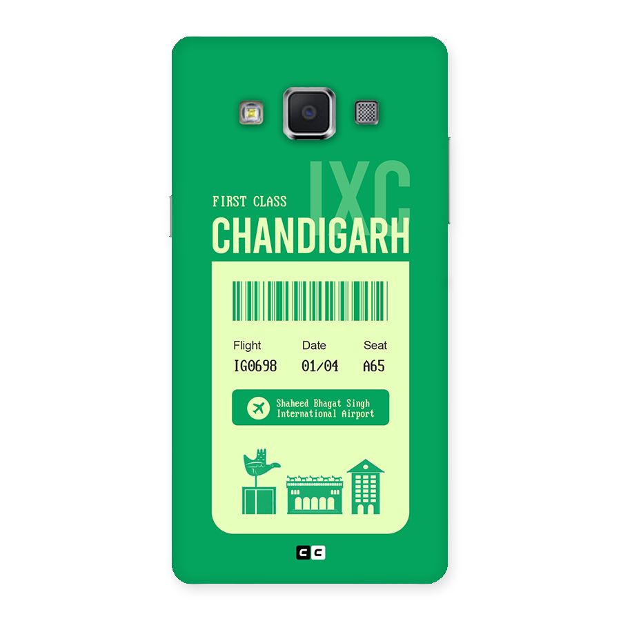 Chandigarh Boarding Pass Back Case for Galaxy A5