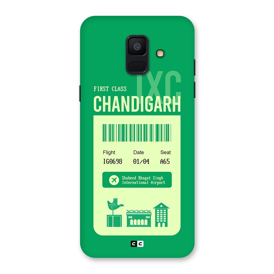 Chandigarh Boarding Pass Back Case for Galaxy A6 (2018)