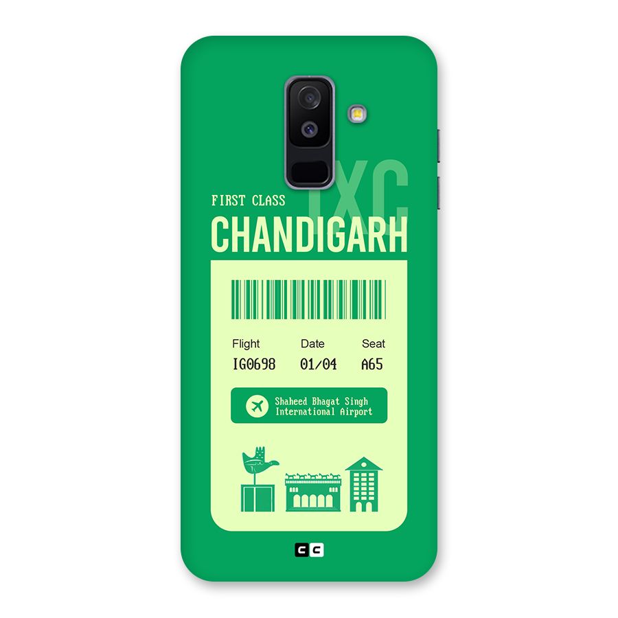 Chandigarh Boarding Pass Back Case for Galaxy A6 Plus