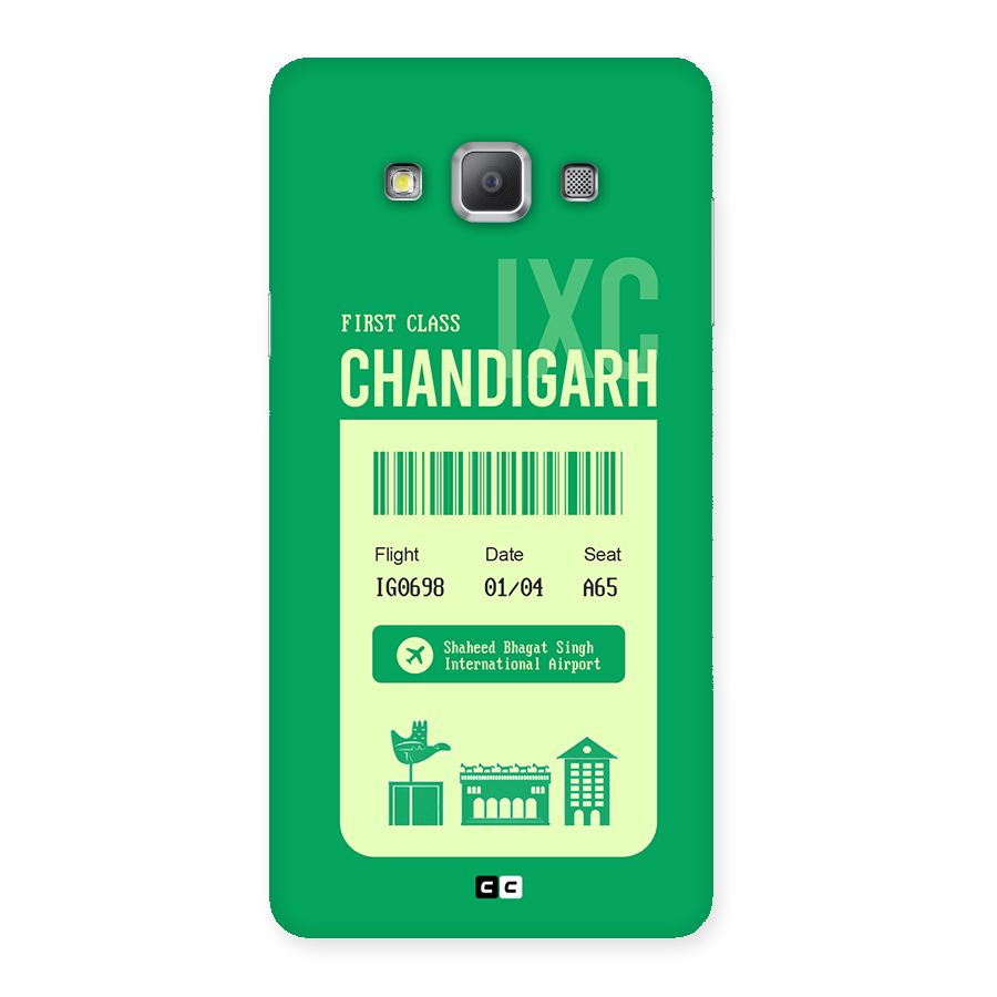 Chandigarh Boarding Pass Back Case for Galaxy A7