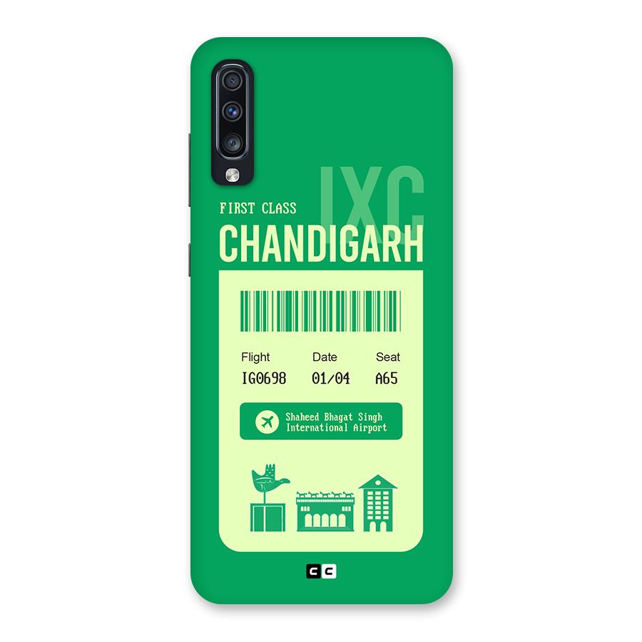 Chandigarh Boarding Pass Back Case for Galaxy A70