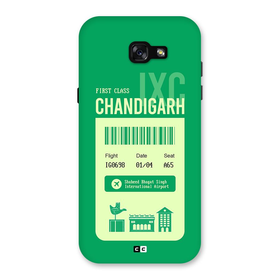 Chandigarh Boarding Pass Back Case for Galaxy A7 (2017)