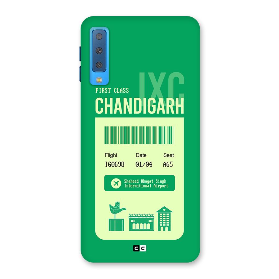 Chandigarh Boarding Pass Back Case for Galaxy A7 (2018)