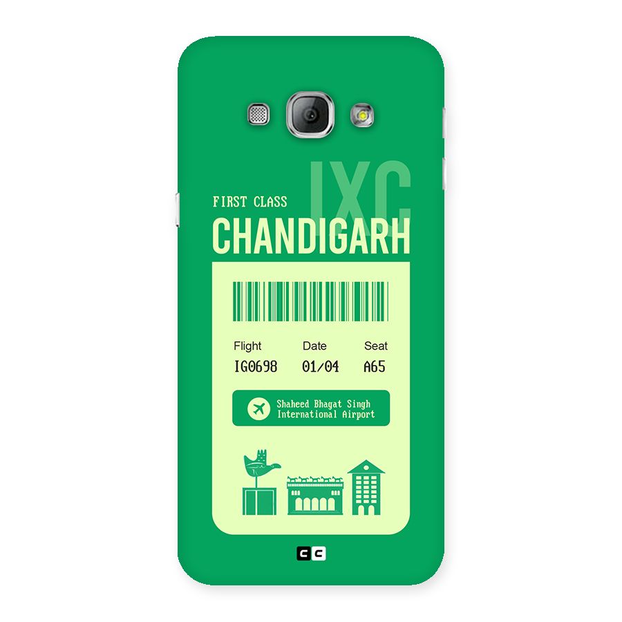 Chandigarh Boarding Pass Back Case for Galaxy A8