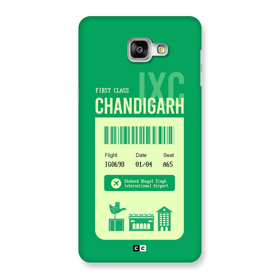 Chandigarh Boarding Pass Back Case for Galaxy A9