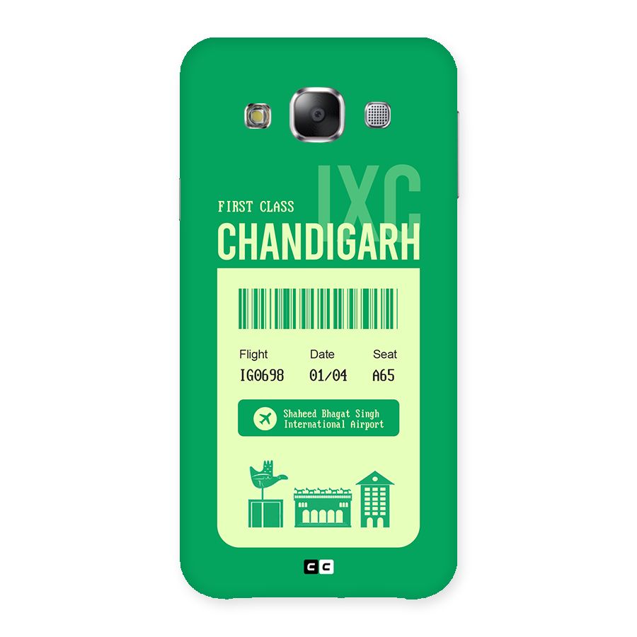 Chandigarh Boarding Pass Back Case for Galaxy E5