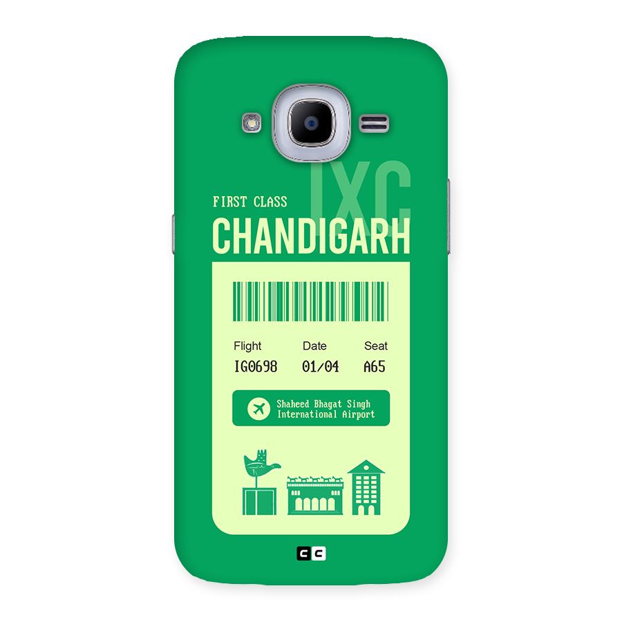 Chandigarh Boarding Pass Back Case for Galaxy J2 2016
