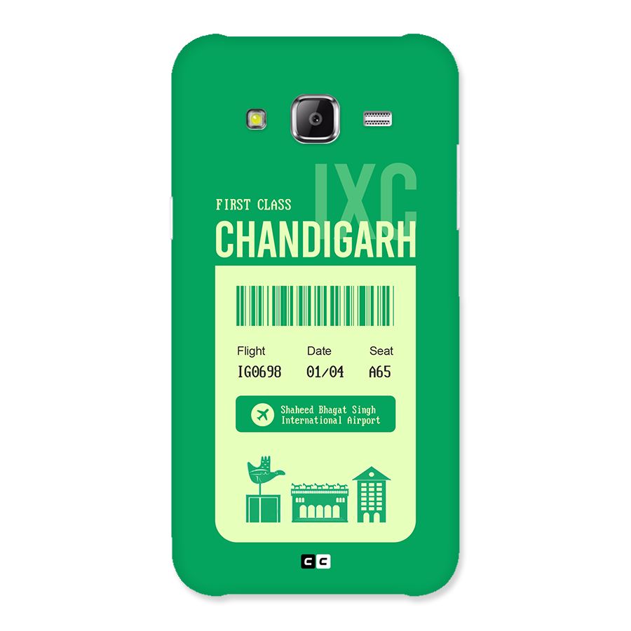 Chandigarh Boarding Pass Back Case for Galaxy J5