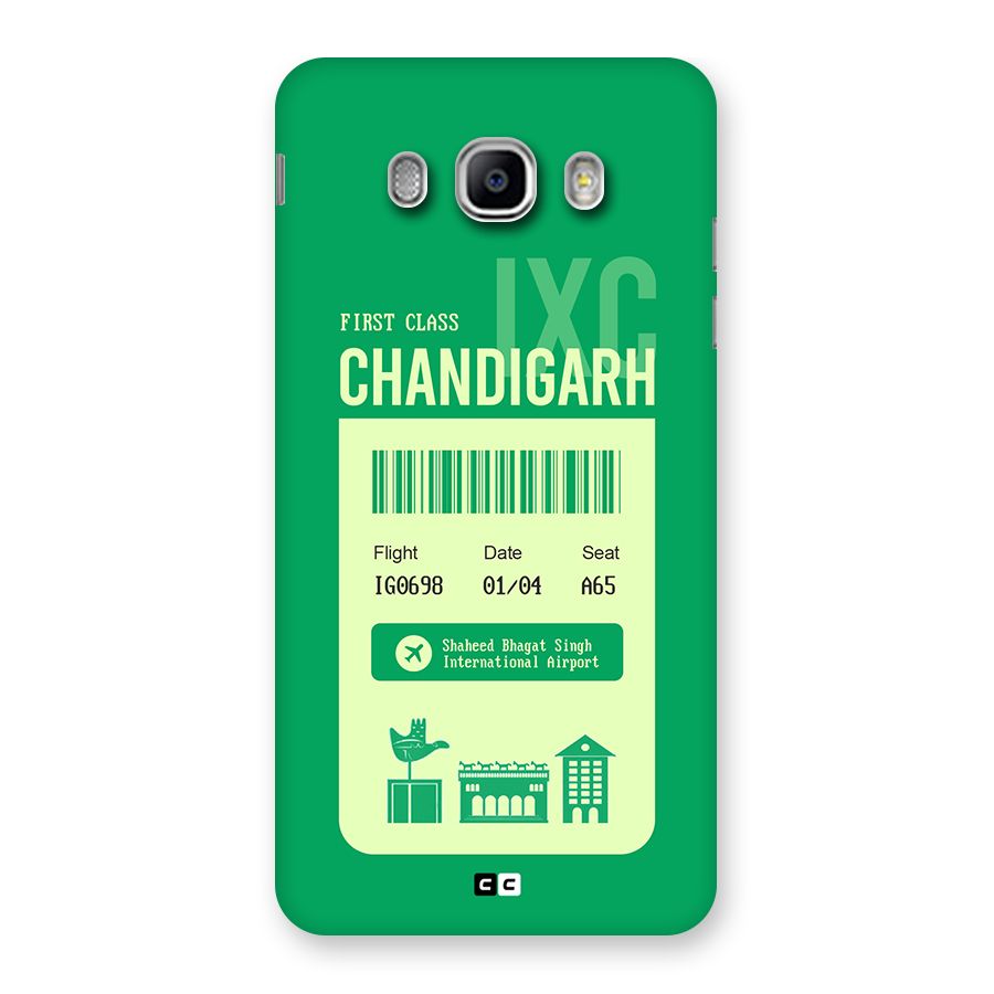 Chandigarh Boarding Pass Back Case for Galaxy J5 2016