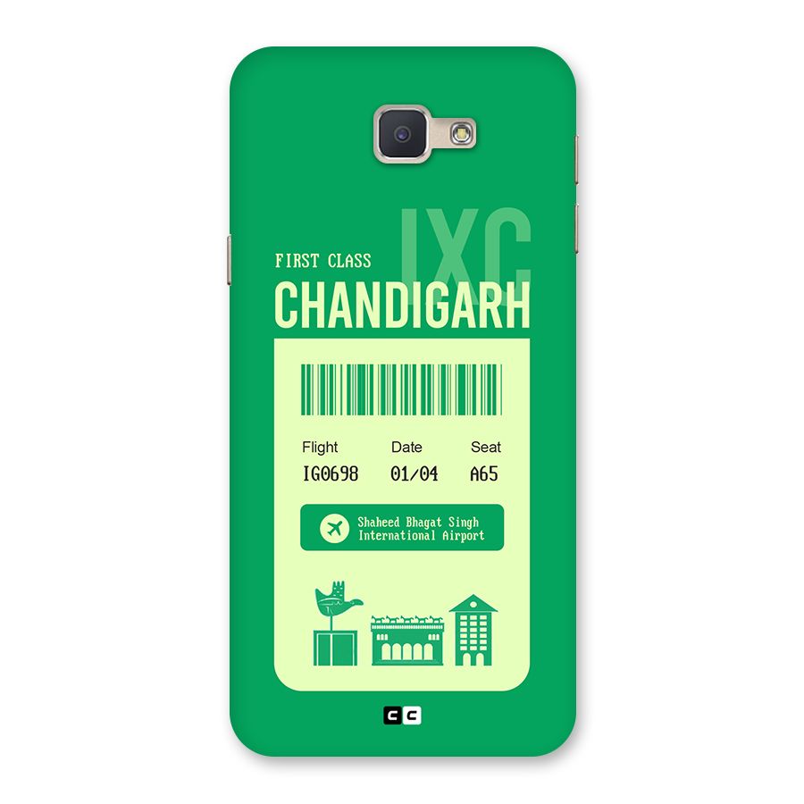Chandigarh Boarding Pass Back Case for Galaxy J5 Prime