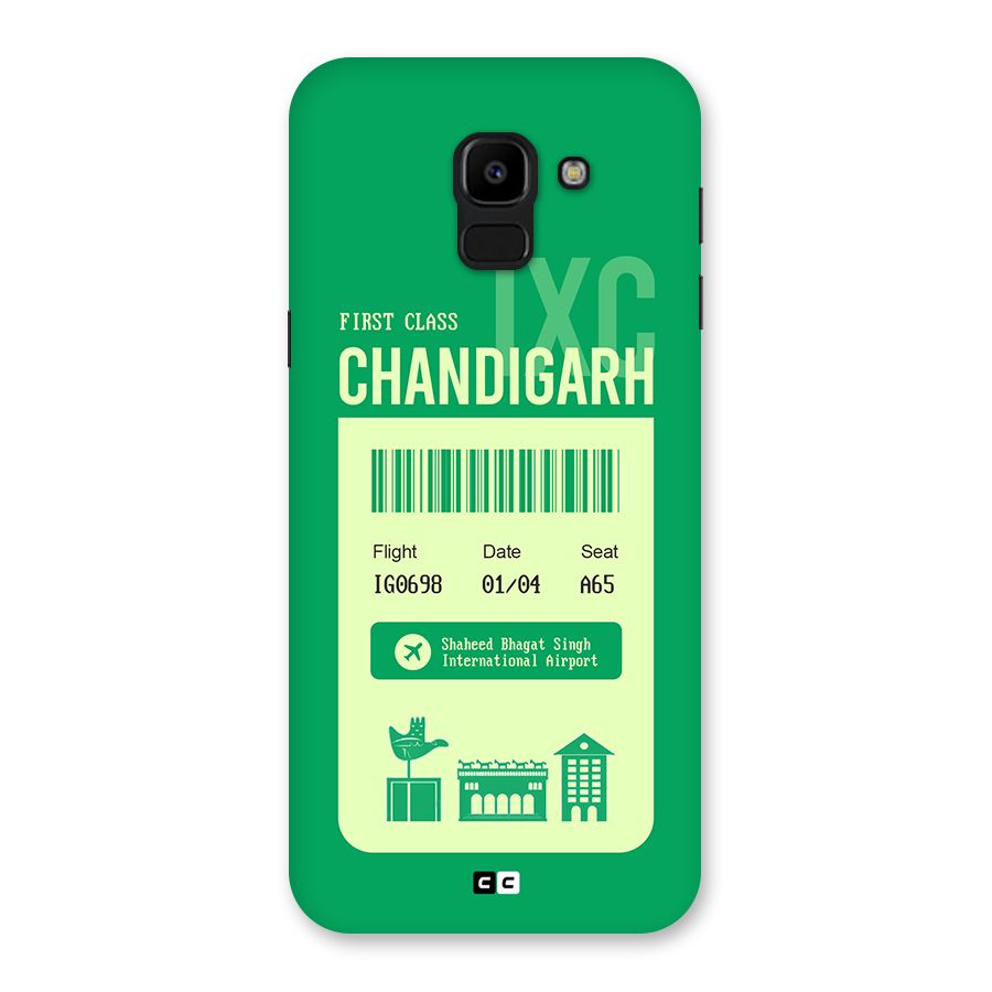 Chandigarh Boarding Pass Back Case for Galaxy J6
