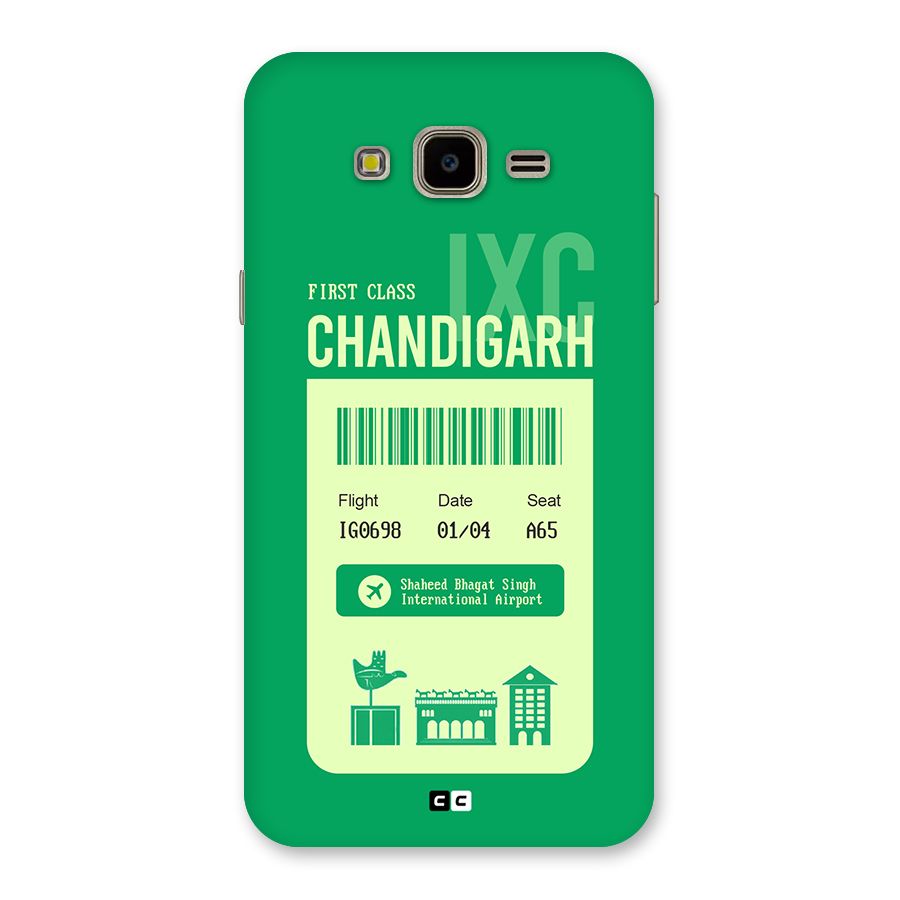 Chandigarh Boarding Pass Back Case for Galaxy J7 Nxt