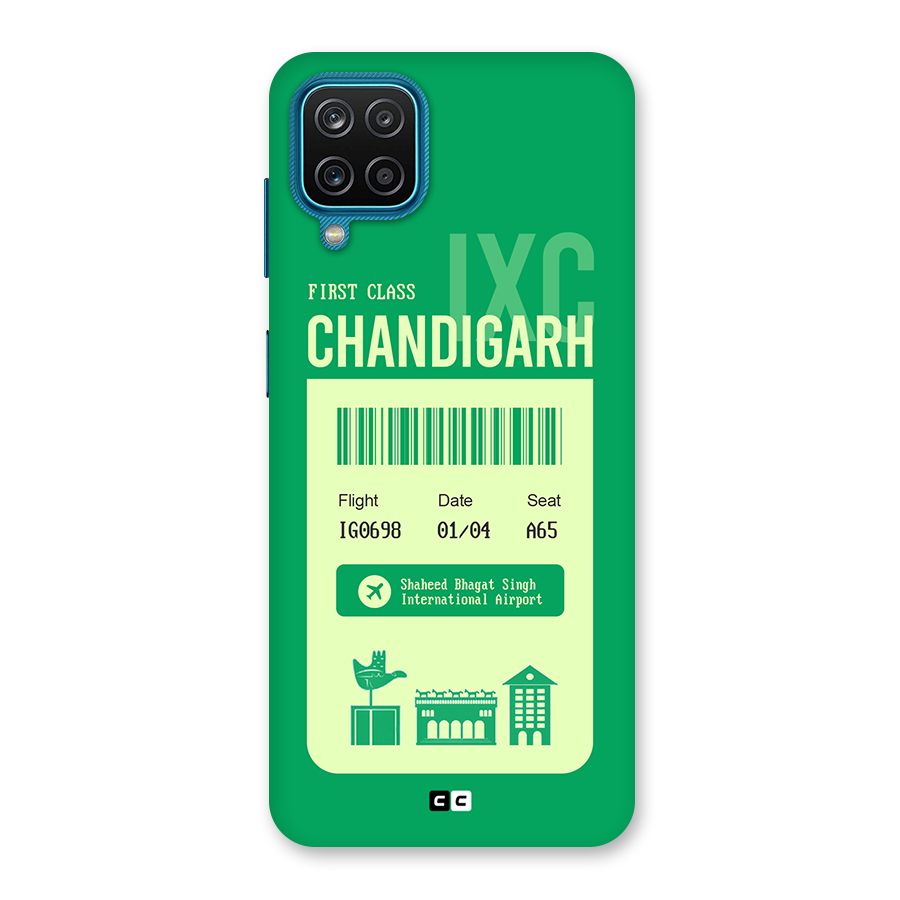 Chandigarh Boarding Pass Back Case for Galaxy M12