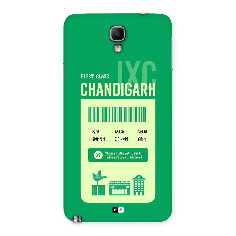 Chandigarh Boarding Pass Back Case for Galaxy Note 3 Neo