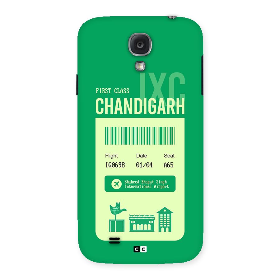 Chandigarh Boarding Pass Back Case for Galaxy S4