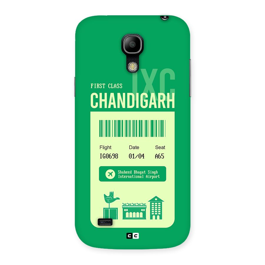 Chandigarh Boarding Pass Back Case for Galaxy S4 Mini