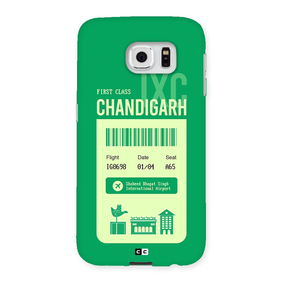Chandigarh Boarding Pass Back Case for Galaxy S6