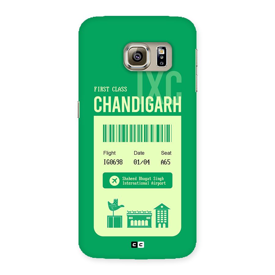 Chandigarh Boarding Pass Back Case for Galaxy S6 edge