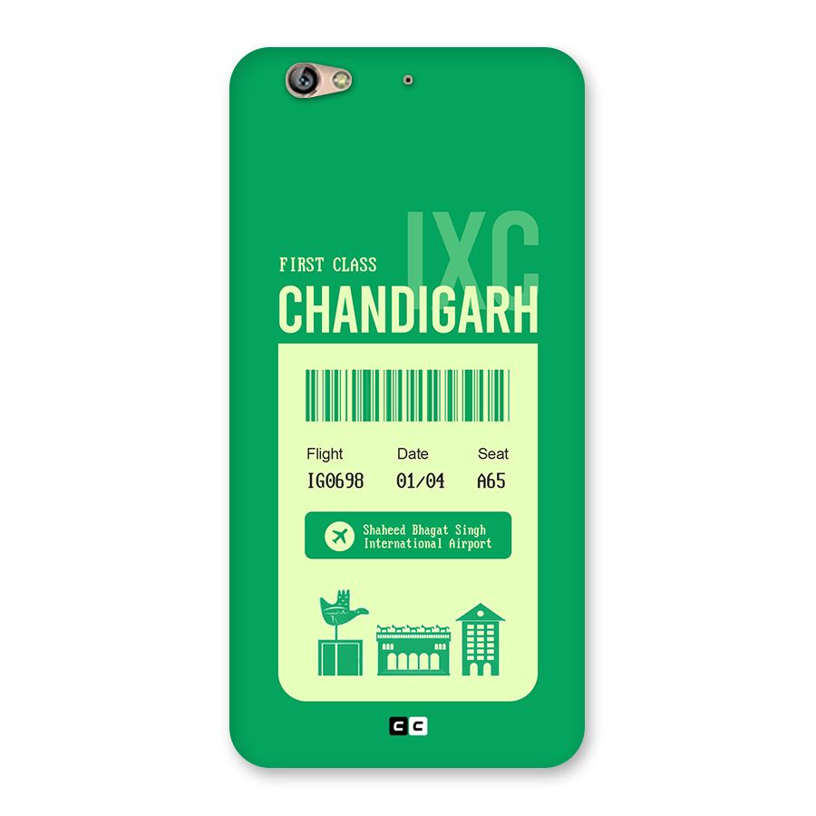 Chandigarh Boarding Pass Back Case for Gionee S6