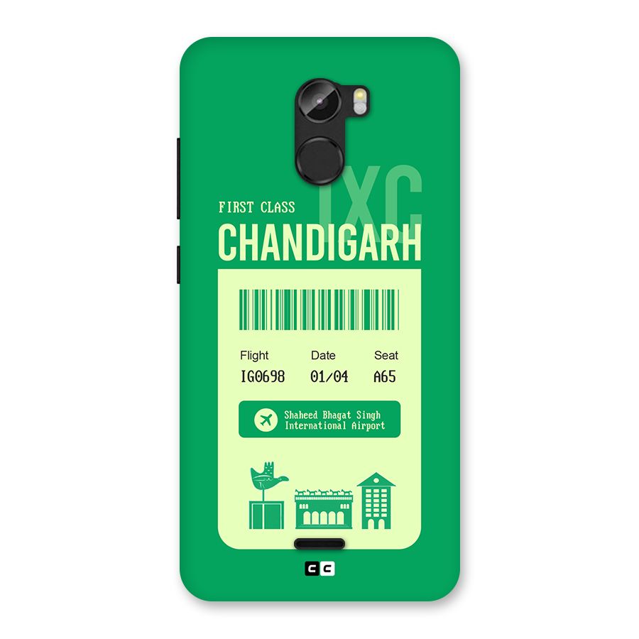 Chandigarh Boarding Pass Back Case for Gionee X1