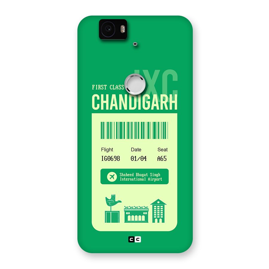 Chandigarh Boarding Pass Back Case for Google Nexus 6P
