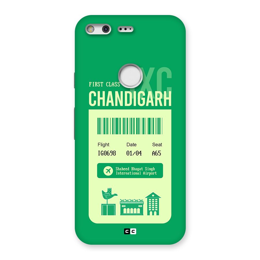 Chandigarh Boarding Pass Back Case for Google Pixel