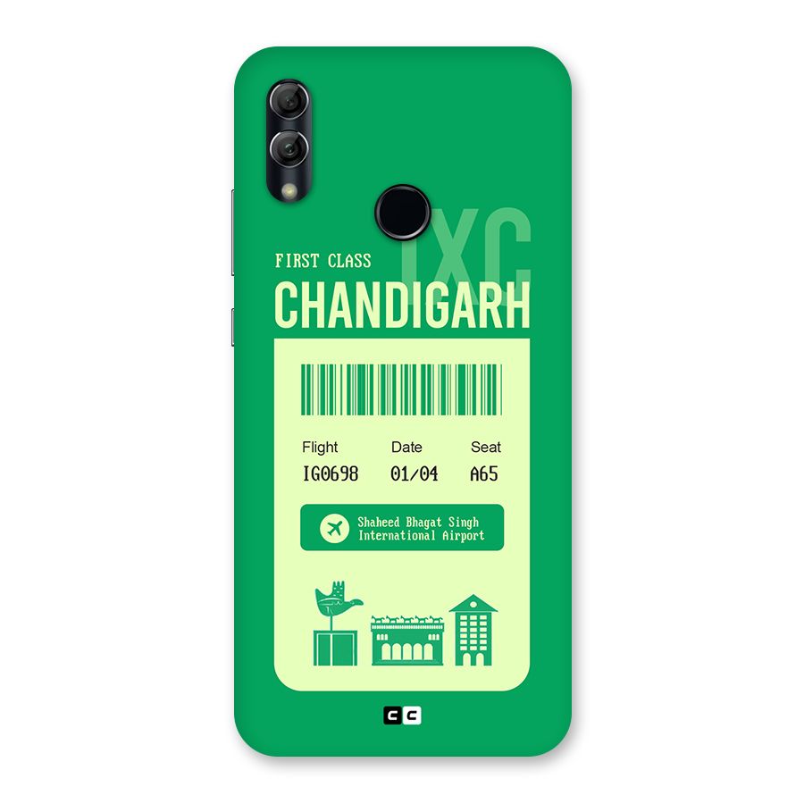 Chandigarh Boarding Pass Back Case for Honor 10 Lite