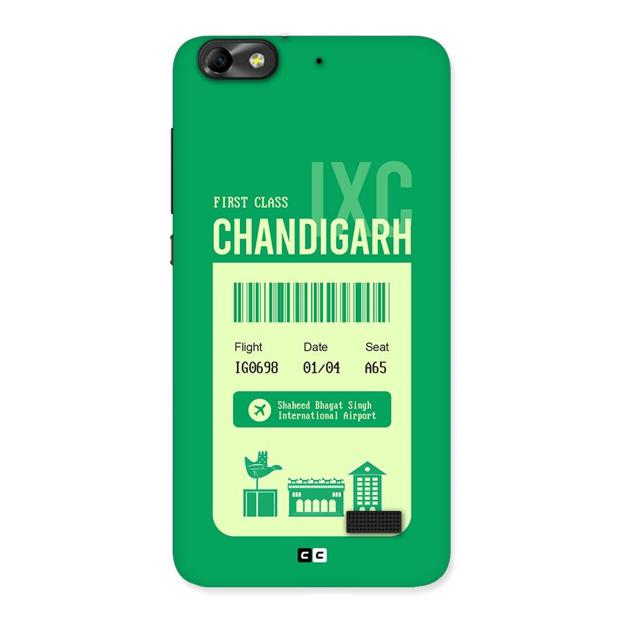 Chandigarh Boarding Pass Back Case for Honor 4C