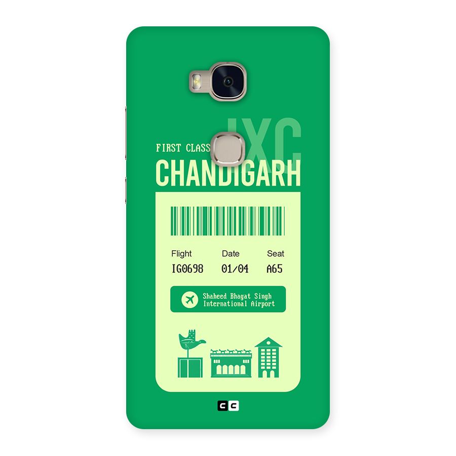 Chandigarh Boarding Pass Back Case for Honor 5X