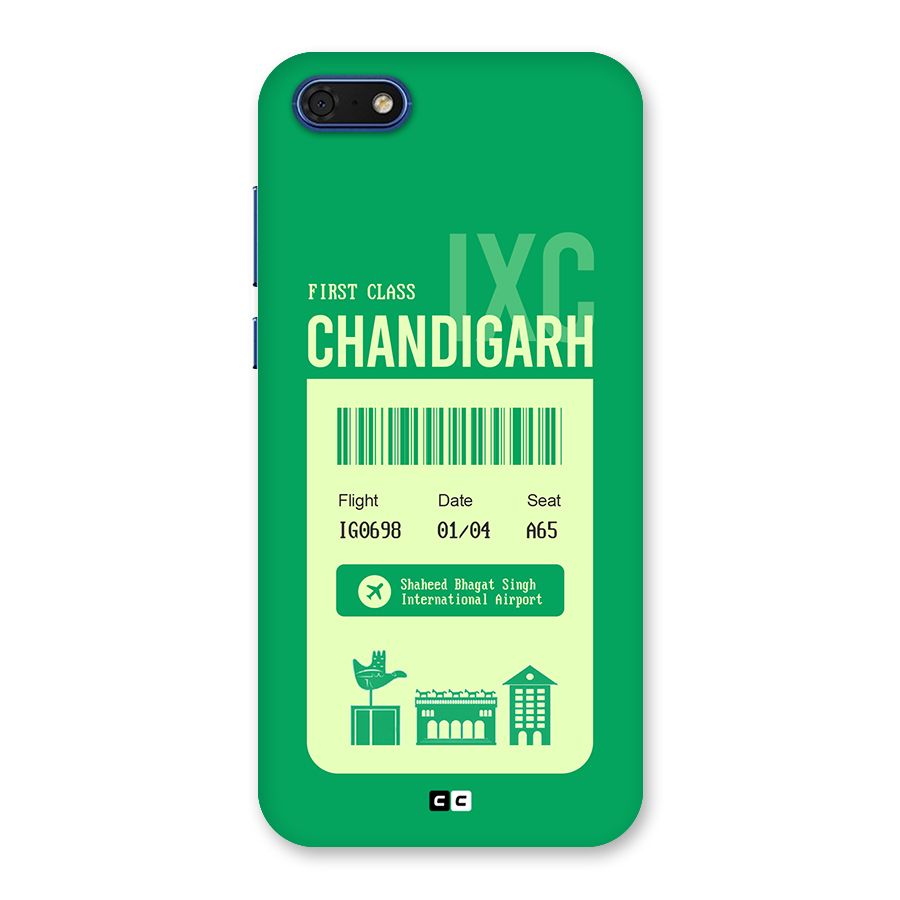 Chandigarh Boarding Pass Back Case for Honor 7s