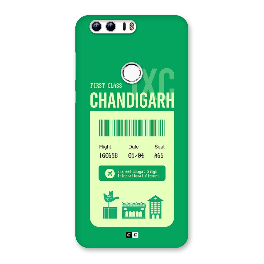 Chandigarh Boarding Pass Back Case for Honor 8