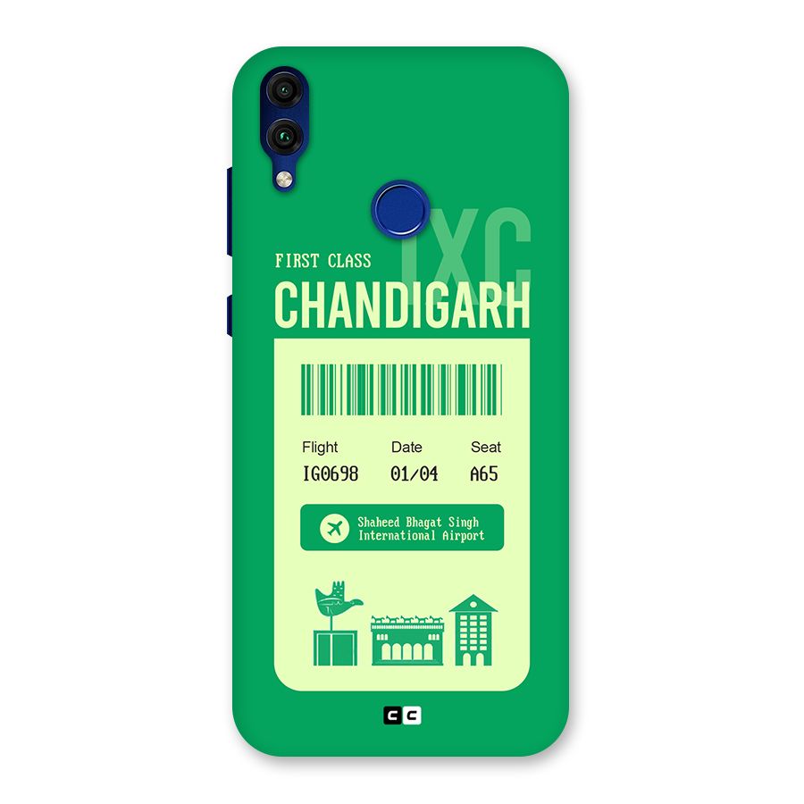 Chandigarh Boarding Pass Back Case for Honor 8C