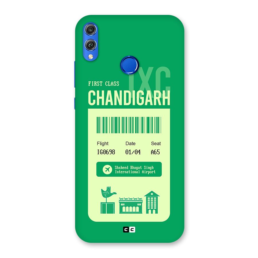 Chandigarh Boarding Pass Back Case for Honor 8X