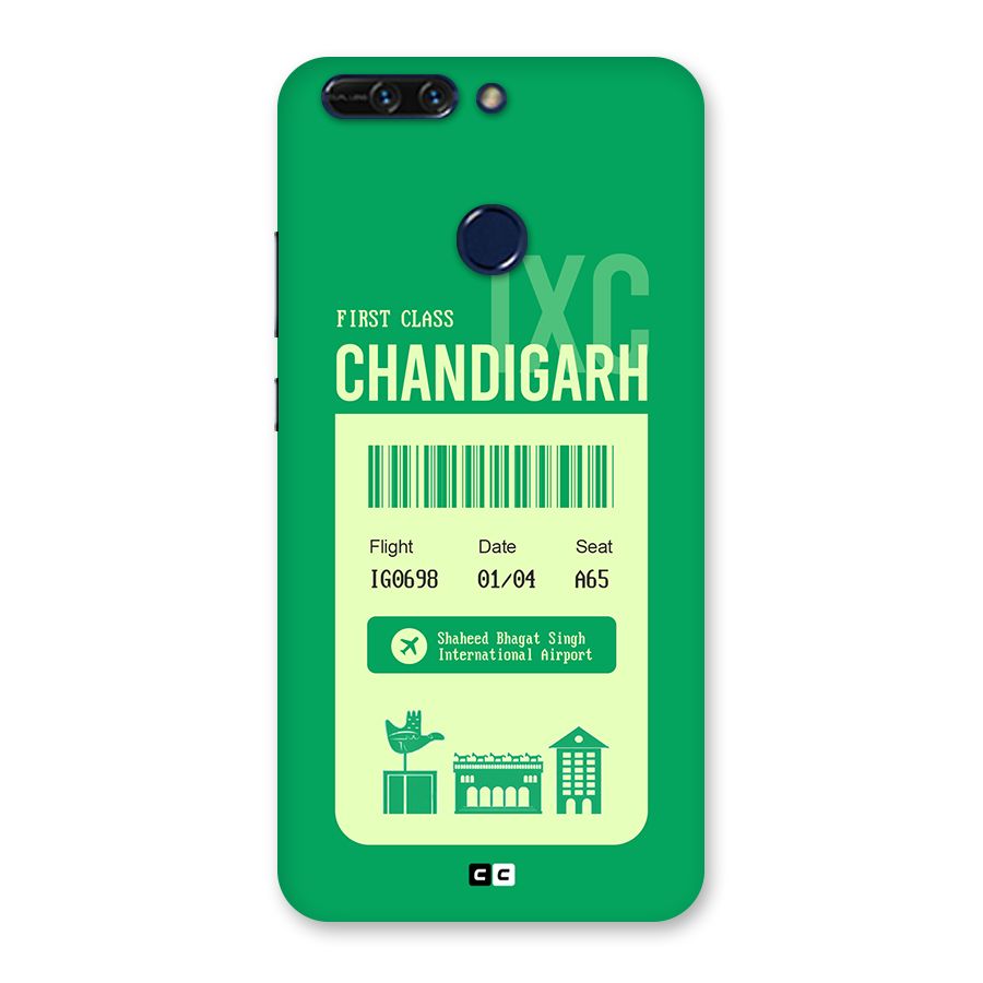 Chandigarh Boarding Pass Back Case for Honor 8 Pro