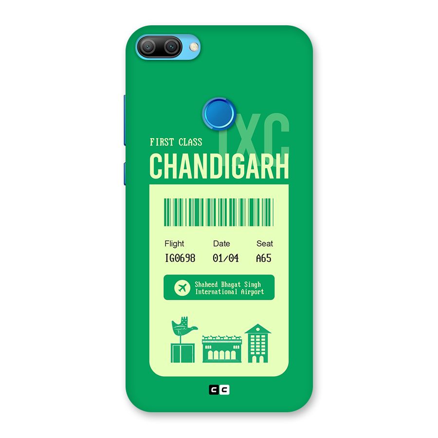 Chandigarh Boarding Pass Back Case for Honor 9N
