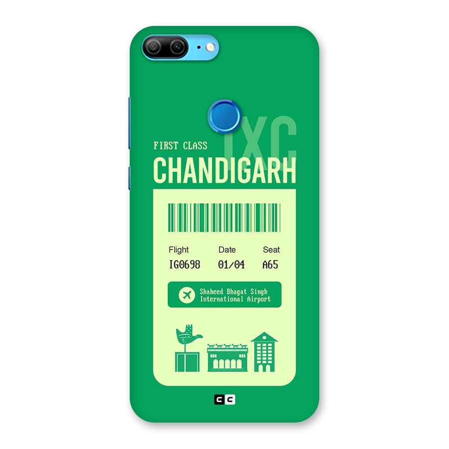 Chandigarh Boarding Pass Back Case for Honor 9 Lite