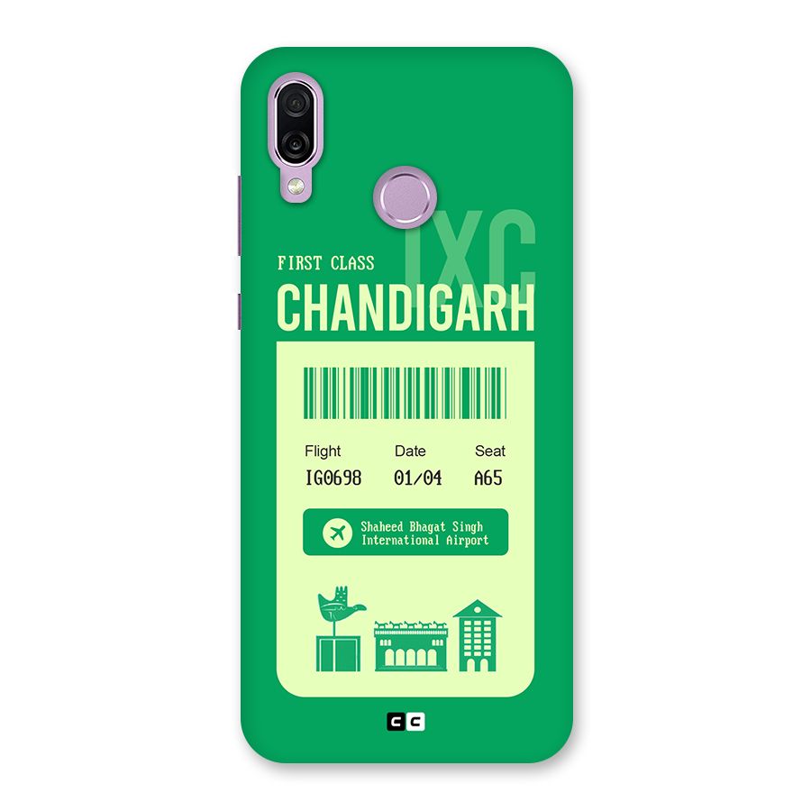 Chandigarh Boarding Pass Back Case for Honor Play