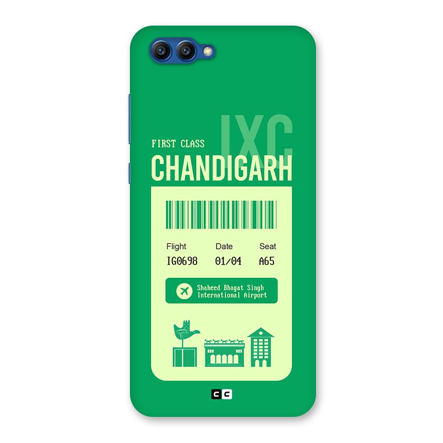 Chandigarh Boarding Pass Back Case for Honor View 10
