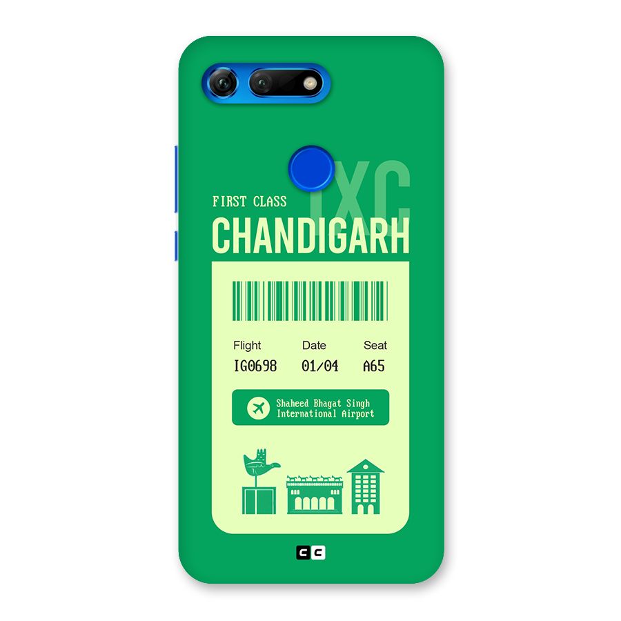 Chandigarh Boarding Pass Back Case for Honor View 20