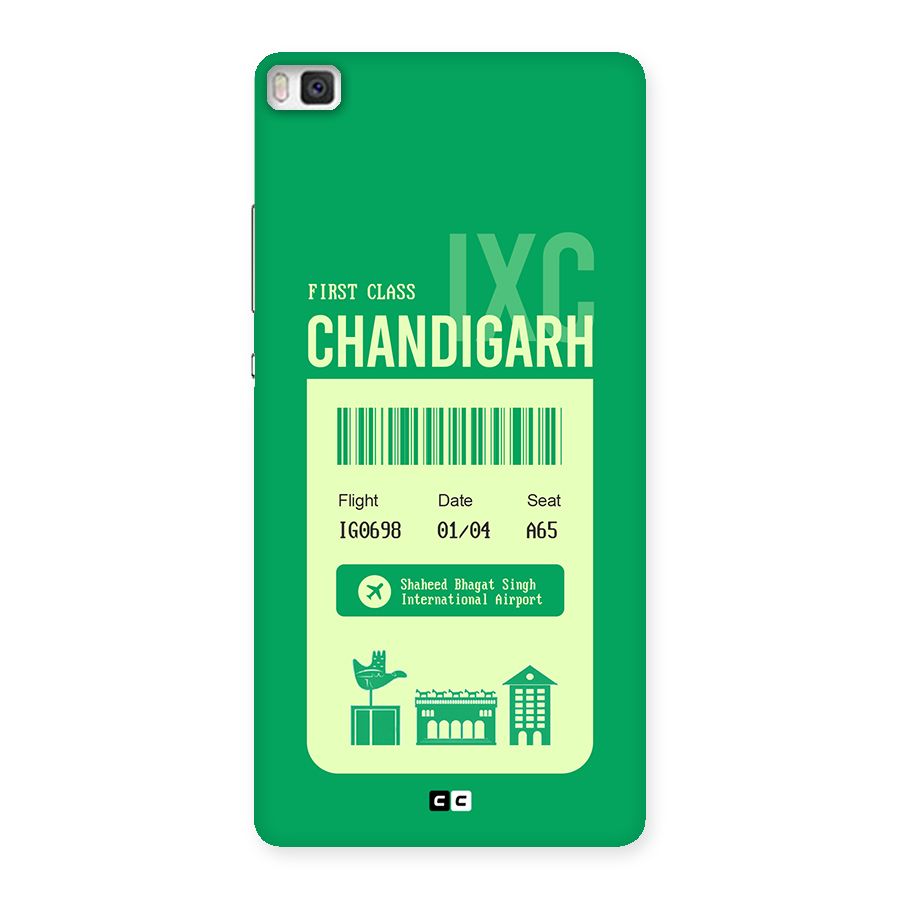 Chandigarh Boarding Pass Back Case for Huawei P8