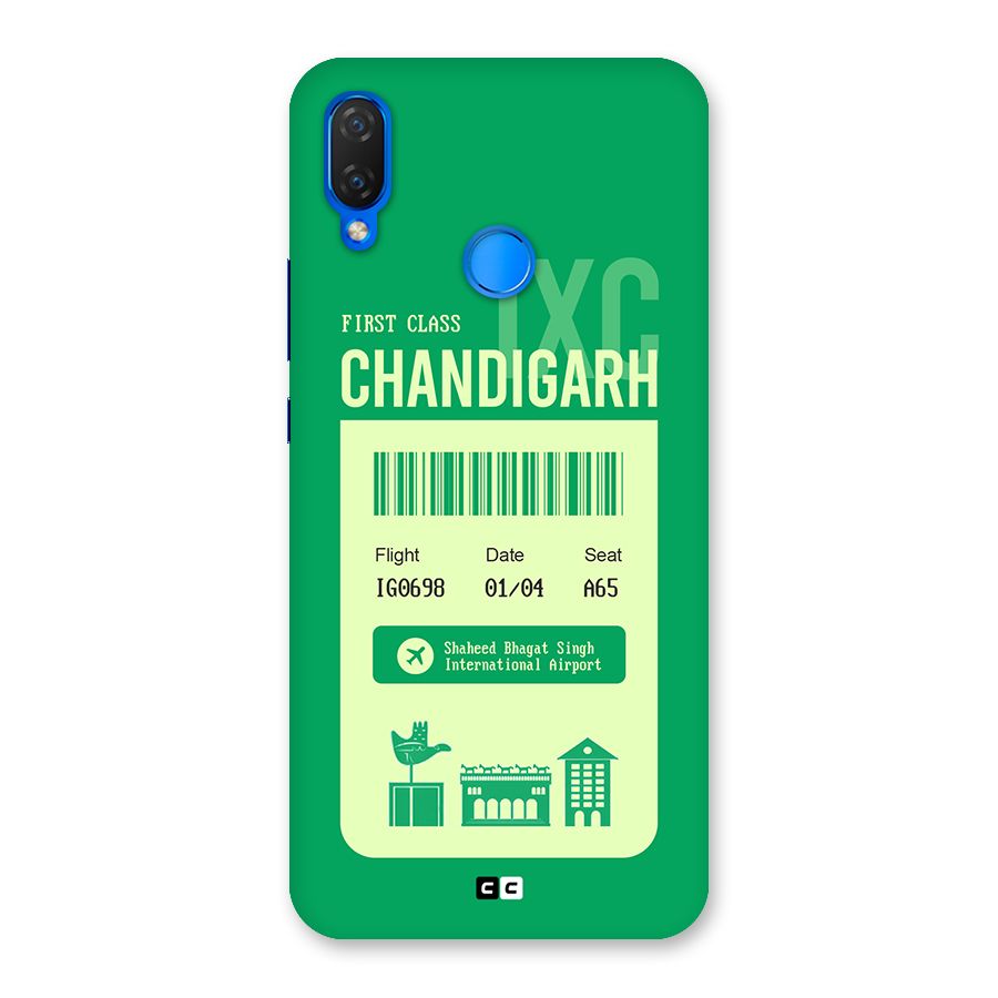 Chandigarh Boarding Pass Back Case for Huawei P Smart+