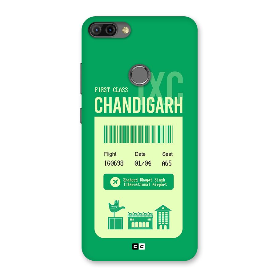 Chandigarh Boarding Pass Back Case for Infinix Hot 6 Pro