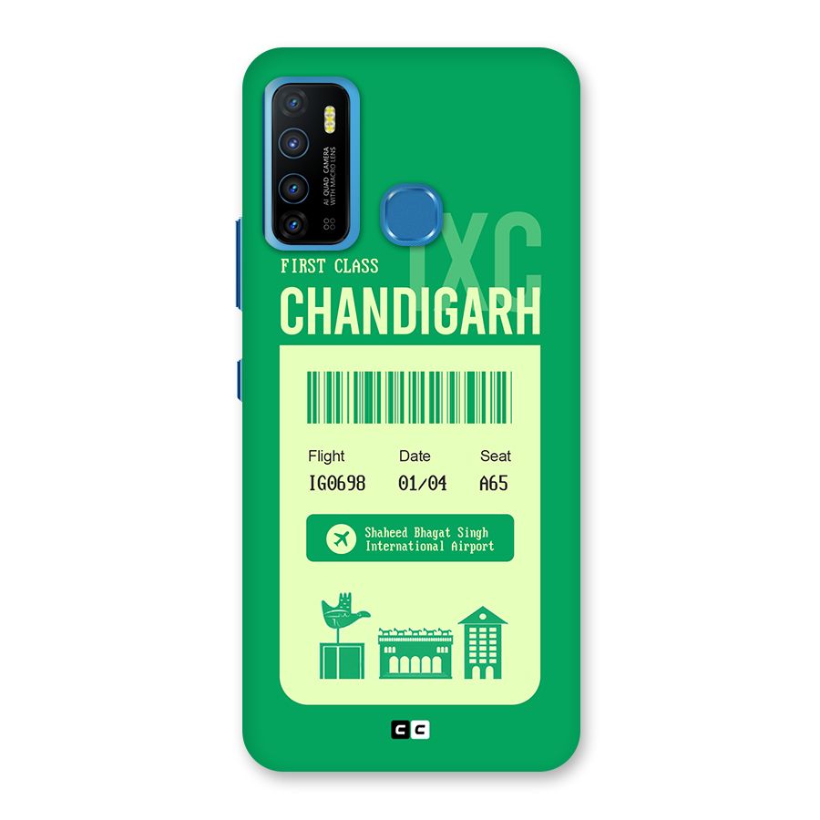 Chandigarh Boarding Pass Back Case for Infinix Hot 9