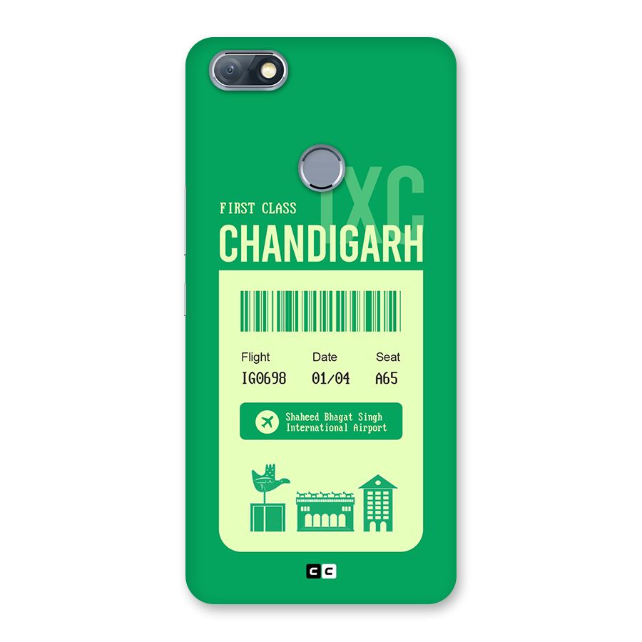 Chandigarh Boarding Pass Back Case for Infinix Note 5