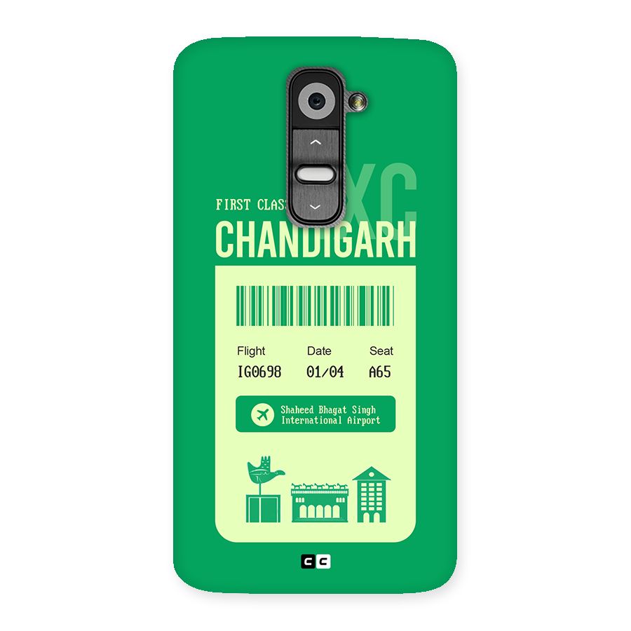 Chandigarh Boarding Pass Back Case for LG G2