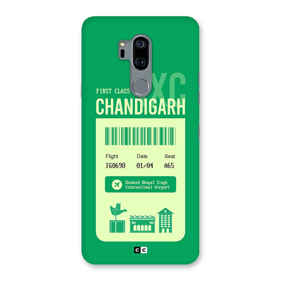 Chandigarh Boarding Pass Back Case for LG G7
